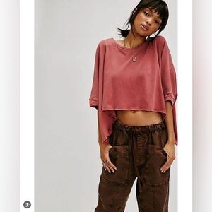 NWT Free People We The Free CC Tee